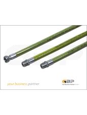 Supergas Gas slange 1/2 " F x F 1250mm